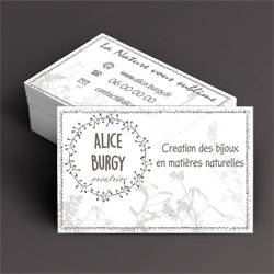 Carte de visite Alice Burgy